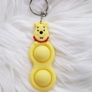 Pooh Fidget Keychain